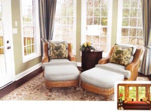 Double Hung Windows, living room interior